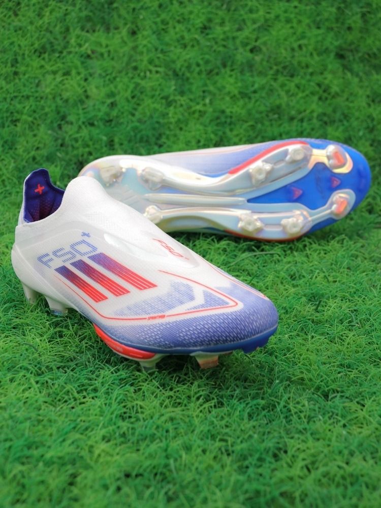 adidas F50+ Elite FG Advancement - Footwear White/Solar Red/Lucid Blue