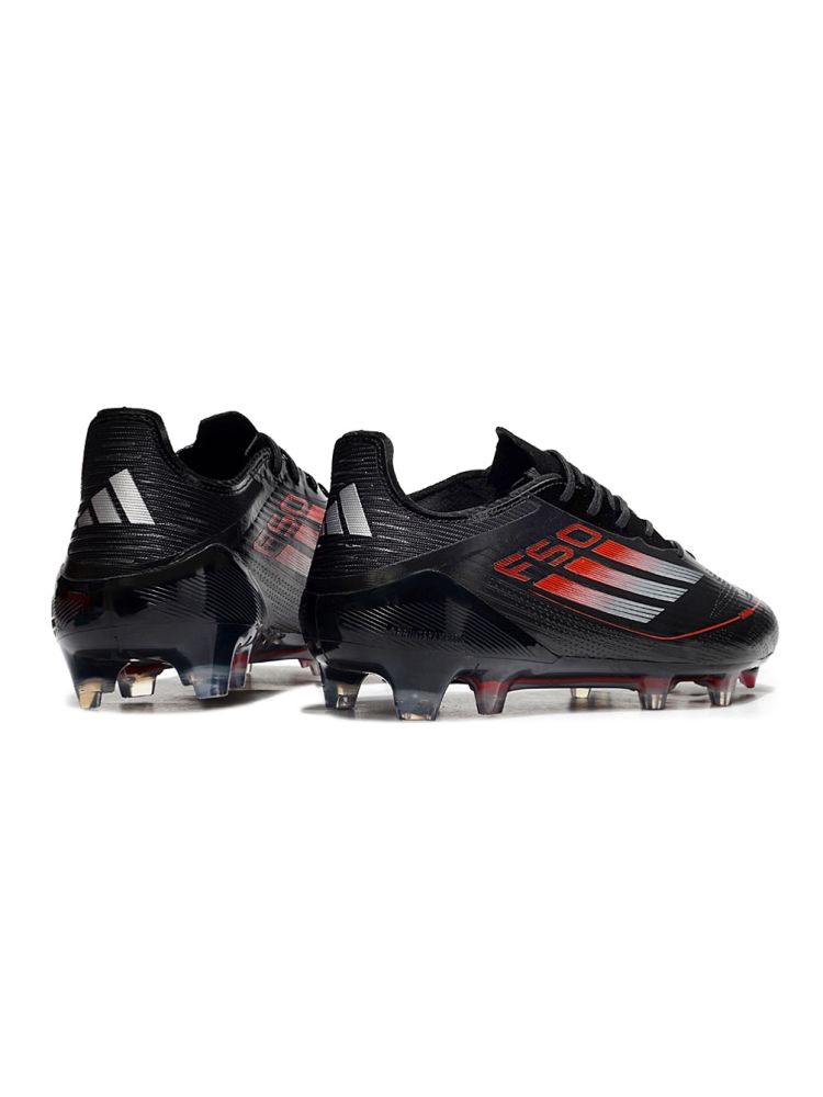 adidas F50 Elite FG Black Iron metallic Lucid Red