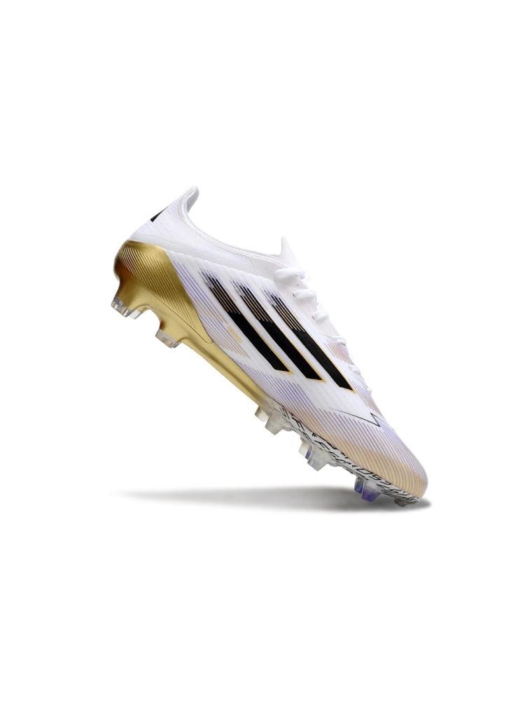 adidas F50 Elite FG White Black Gold