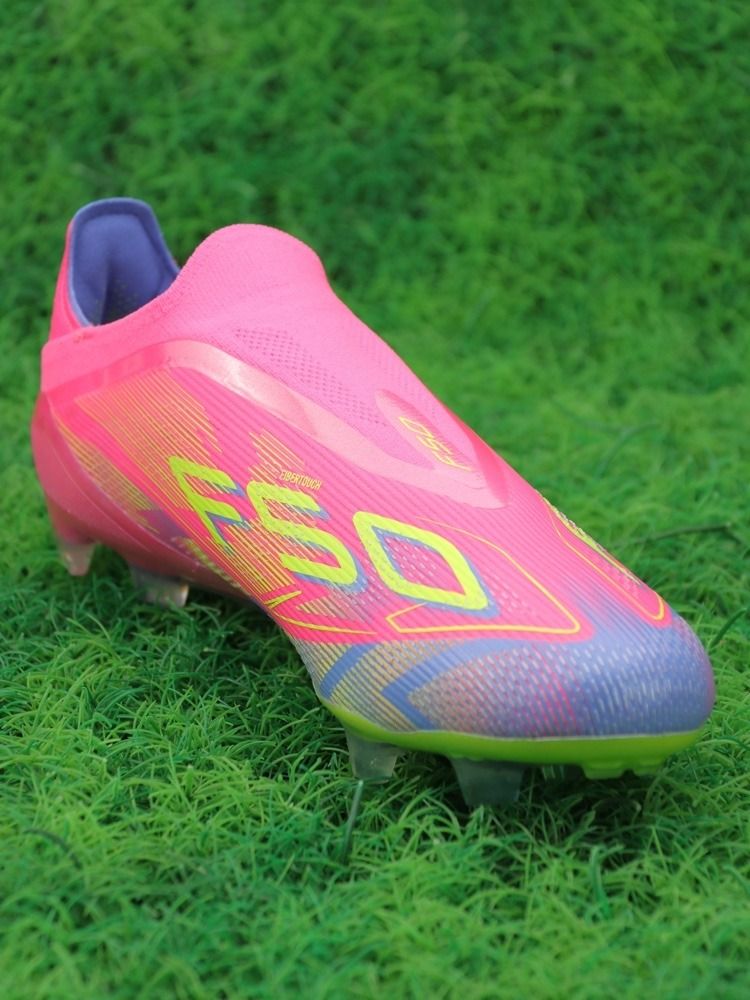 adidas F50 Elite Laceless FG 2025 Mystic Victory - Lucid Pink/Lucid Lemon/Blue Fusion