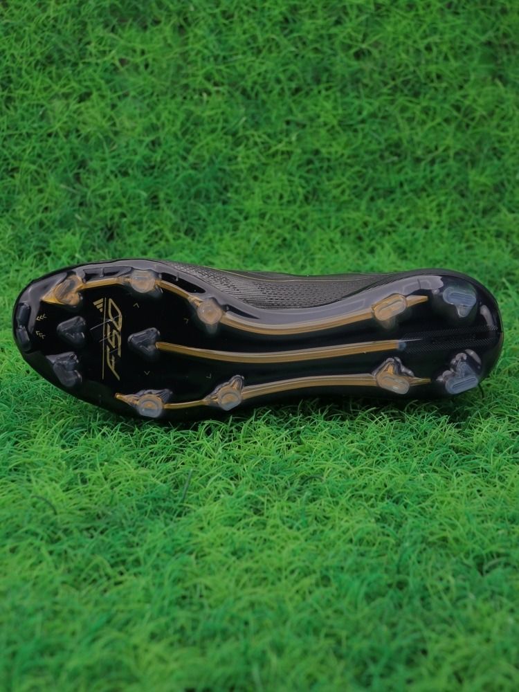 adidas F50 Elite Laceless FG Dark Spark - Core Black/Iron Metal/Gold Metallic