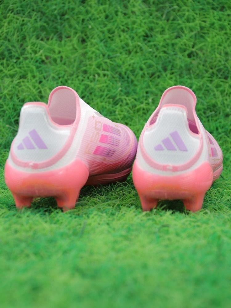 adidas F50+ Elite Laceless FG Lamine Yamal 304 - Clear Pink/Purple Glow/Lite Pink