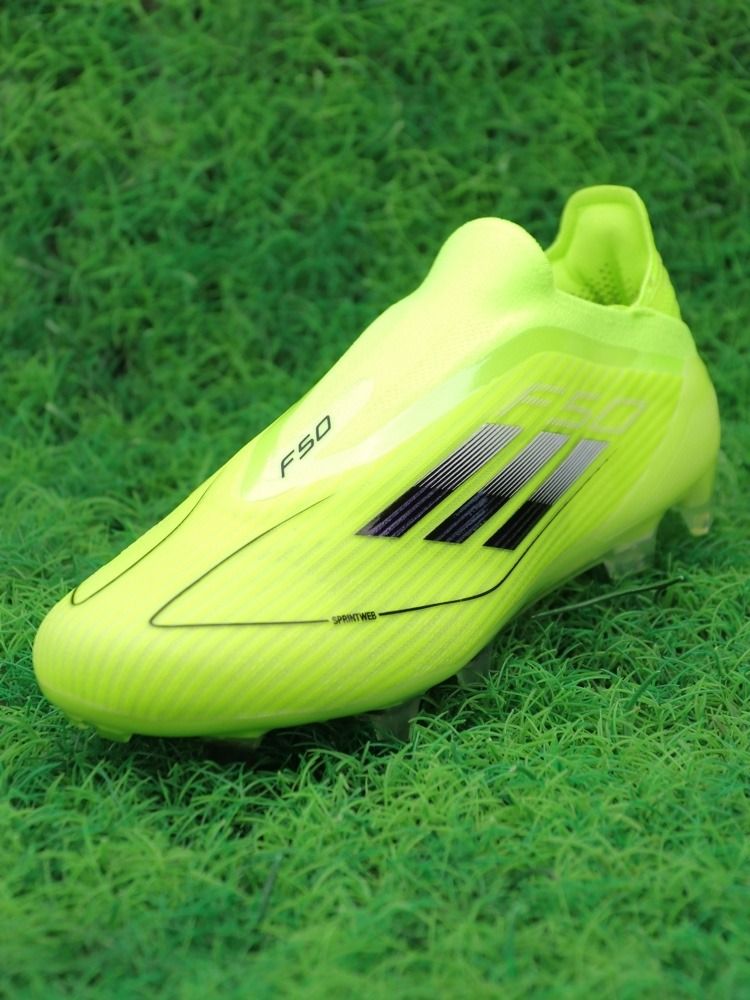 adidas F50 Elite Laceless FG - Solar Yellow/Core Black