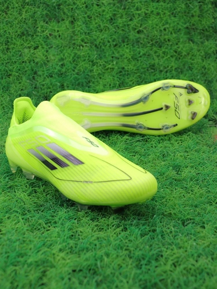 adidas F50 Elite Laceless FG - Solar Yellow/Core Black
