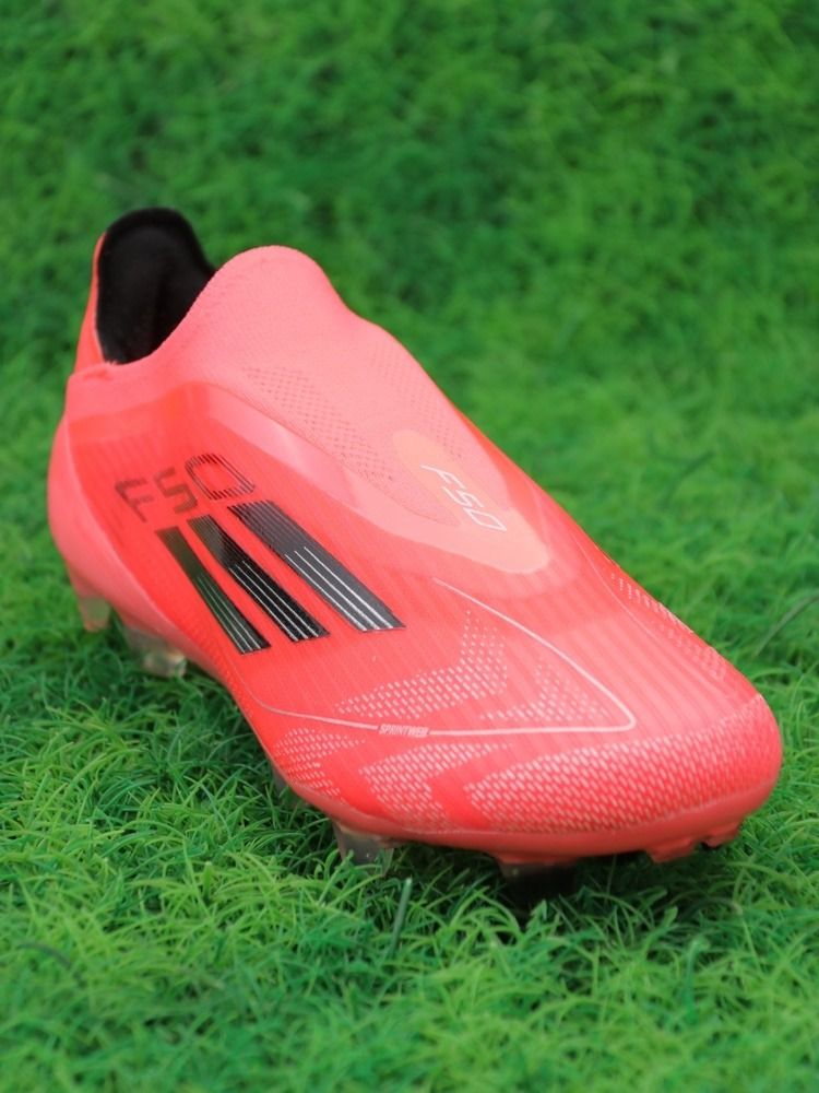 adidas F50 Elite Laceless FG Vivid Horizon - Turbo/Aurora Black/Platin Metallic