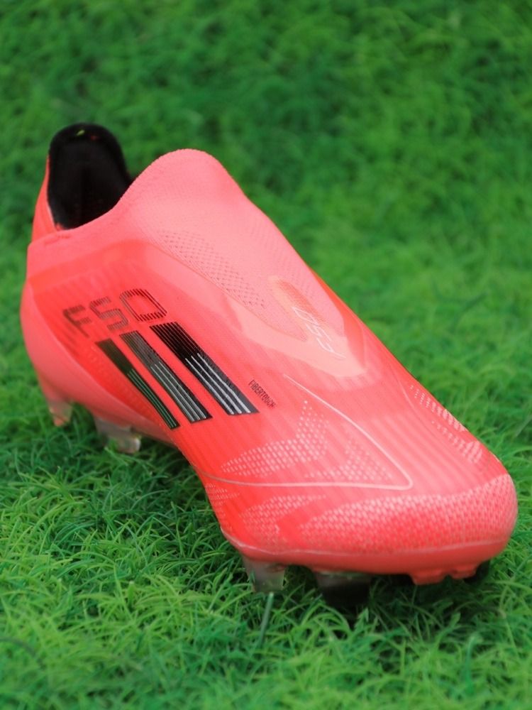 adidas F50 Elite Laceless FG Vivid Horizon - Turbo/Aurora Black/Platin Metallic