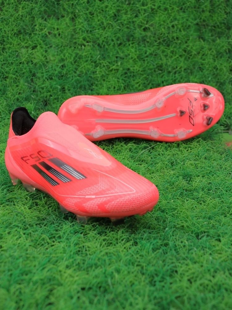 adidas F50 Elite Laceless FG Vivid Horizon - Turbo/Aurora Black/Platin Metallic