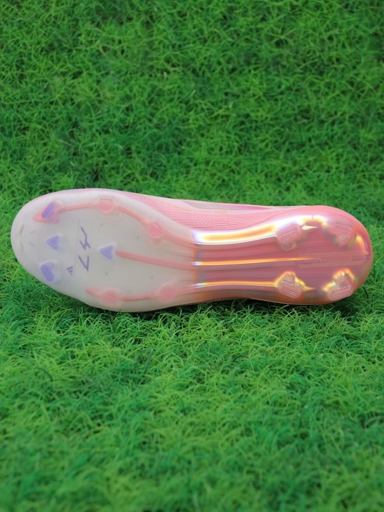 adidas F50 Elite Laceless FG Lamine Yamal 304 - Clear Pink/Purple Glow/Lite Pink