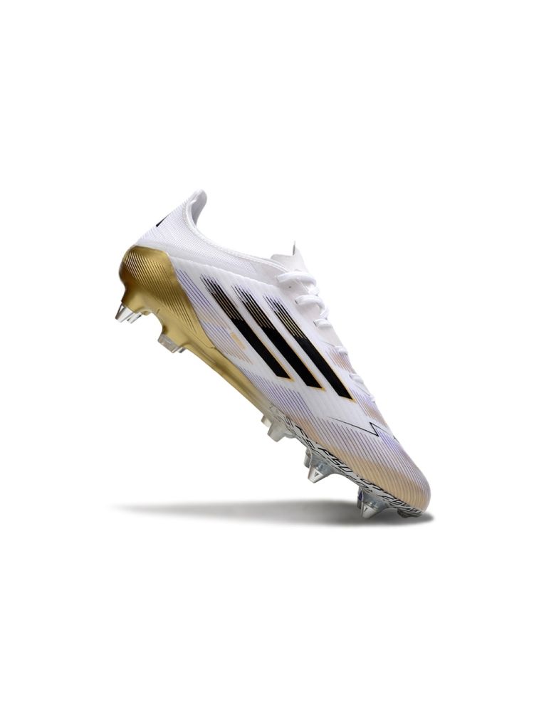 adidas F50 Elite SG White Black Metallic Gold