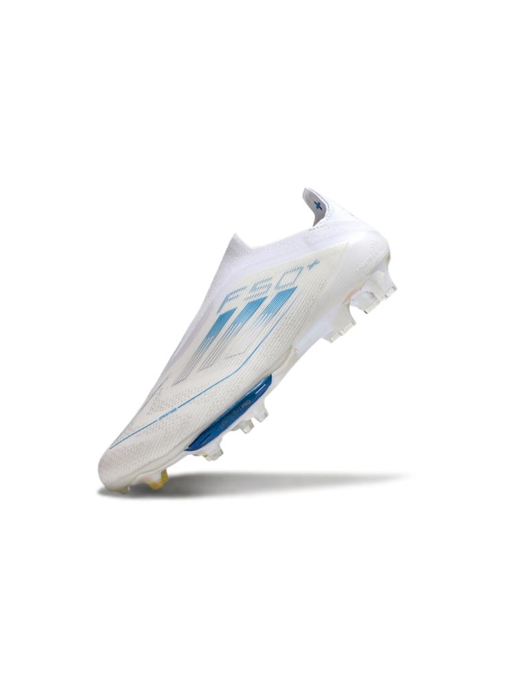 adidas F50 LightStrike Elite Laceless FG White Pearl Metallic White