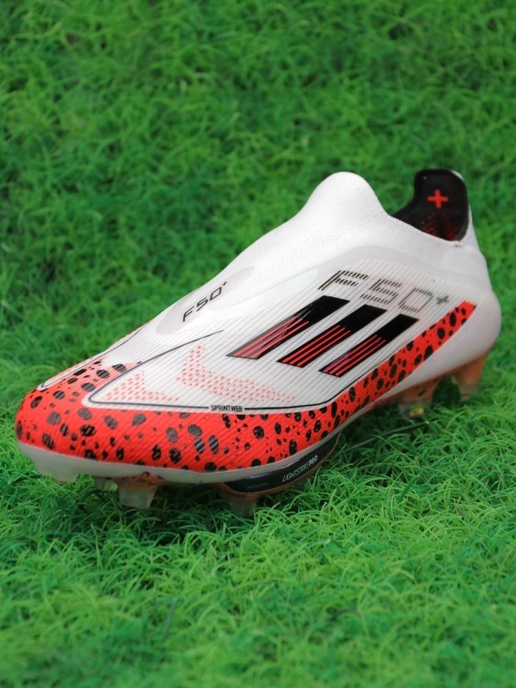 adidas F50+ Elite Laceless FG Safari - White/Black