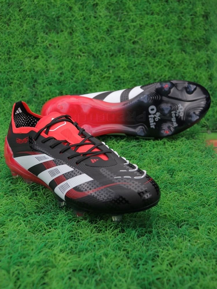 adidas Predator Elite Laceless FG 2025 Moments - Black/White/Vivid Red