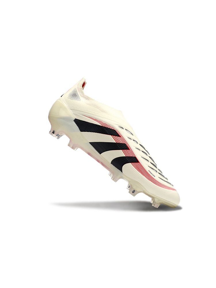 adidas Predator Elite Laceless FG Off White Core Black Pure Ruby