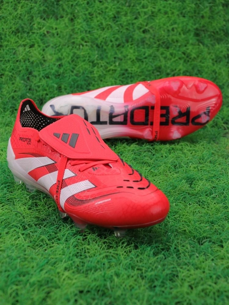 adidas Predator Elite Tongue FG 2025 Pure Victory - Lucid Red/White/Black