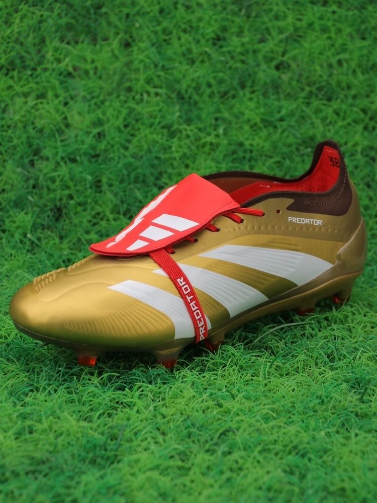 adidas Predator Elite Tongue FG - Gold/White/Red