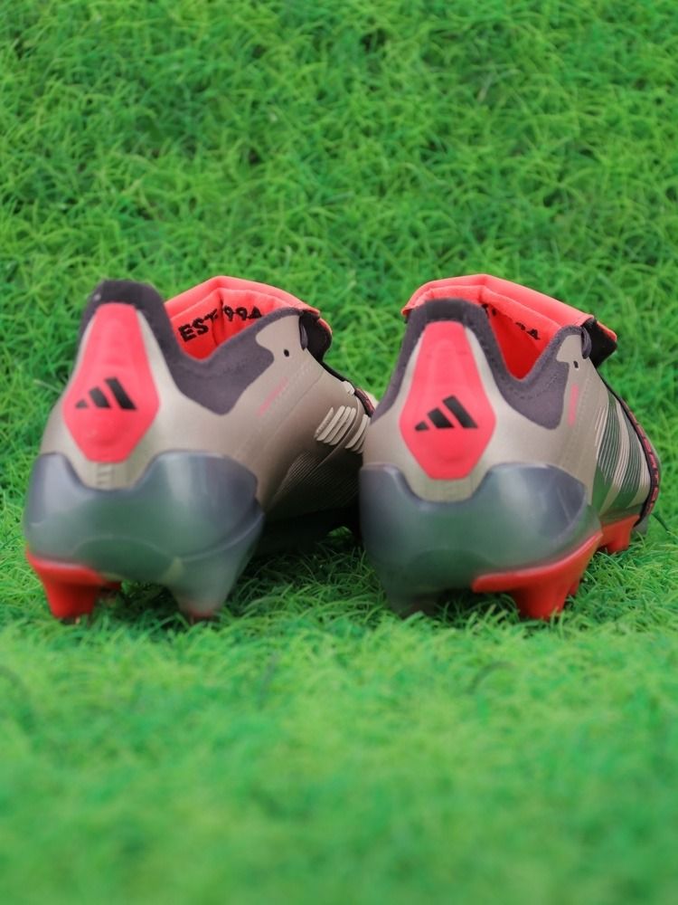 adidas Predator Elite Tongue FG Vivid Horizon - Platin Metallic/Aurora Black/Turbo