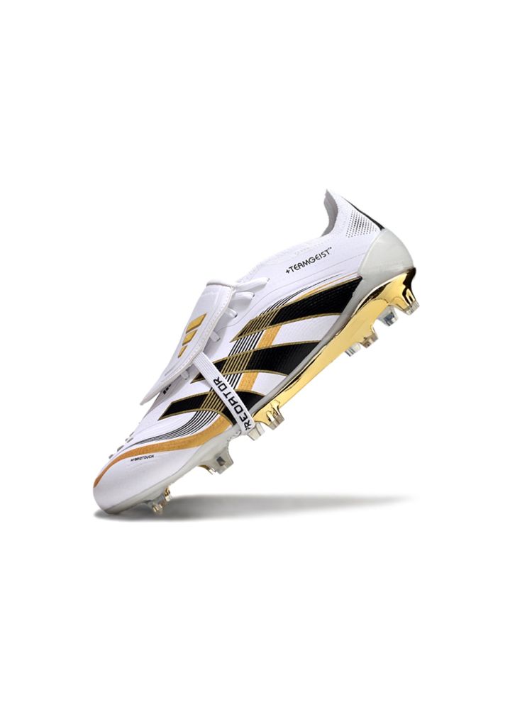 adidas Predator Elite Tongue FG White Core Black Gold Metallic