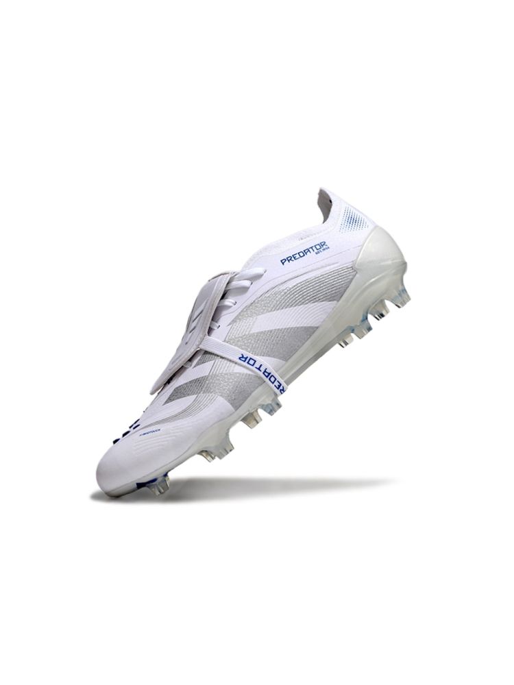 adidas Predator Elite Tongue FG White Silver Metallic Bright Royal
