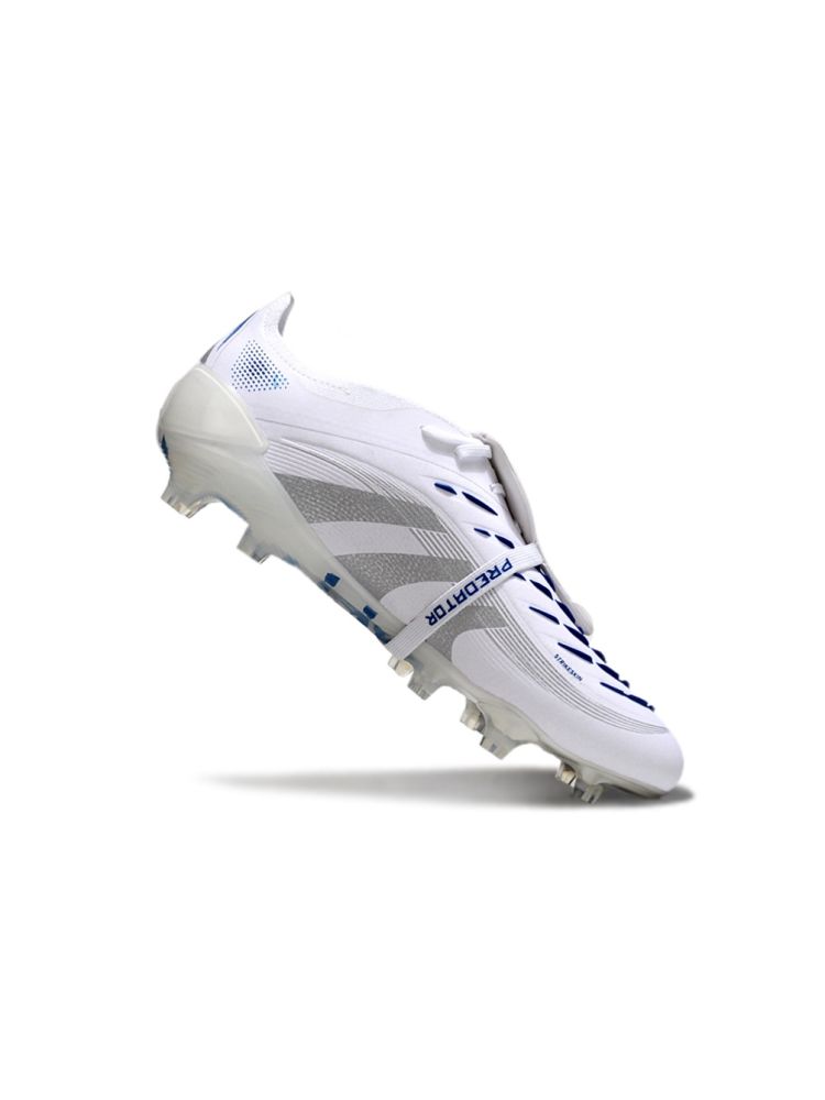adidas Predator Elite Tongue FG White Silver Metallic Bright Royal