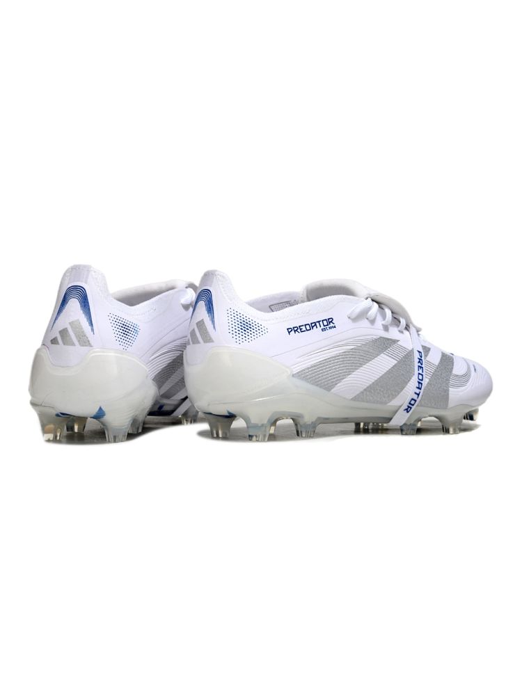 adidas Predator Elite Tongue FG White Silver Metallic Bright Royal