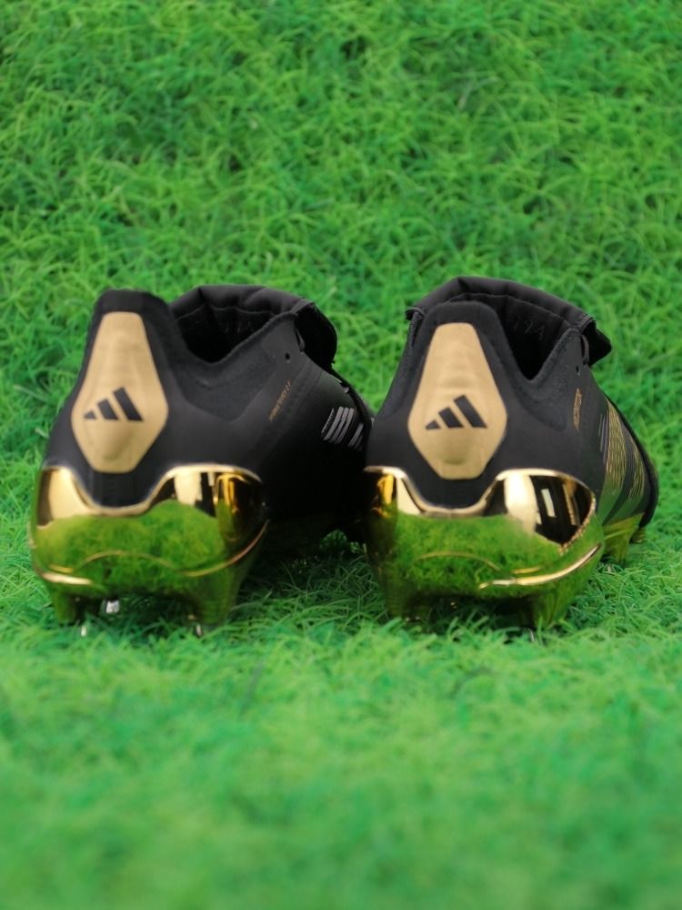 adidas Predator x Bellingham Elite Tongue FG - Core Black/Core Black/Gold Met