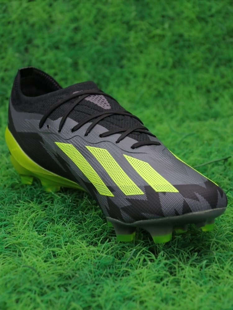 adidas X Crazyfast Injection.1 FG - Core Black/Team Solar Yellow/Grey Five