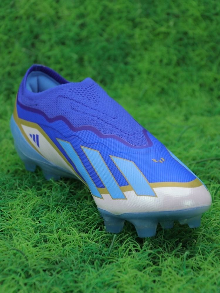 adidas X Crazyfast Messi Elite Laceless FG Spark Gen10s - Lucid Blue/Blue Burst/Footwear White