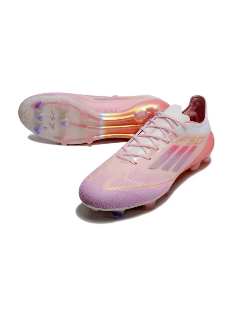 adidas F50 Elite FG Lamine Yamal 304 - Clear Pink/Purple Glow/Lite Pink