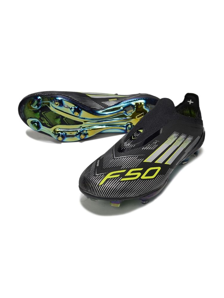 adidas F50+ Elite LightStrike FG Black Silver Volt