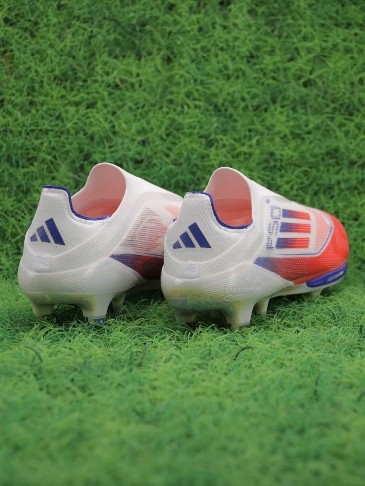 adidas F50+ FG Advancement - White/Solar Red/Lucid Blue