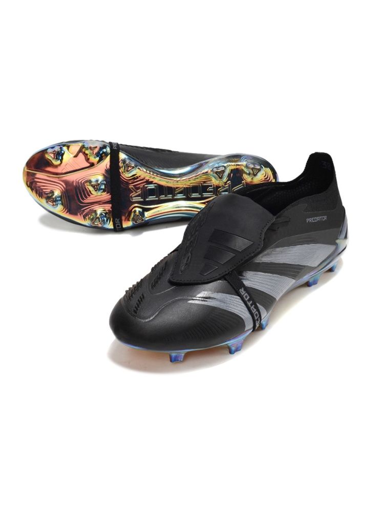 adidas Predator 24+ Elite FT FG Base Black Pack - Core Black/Carbon/Core Black