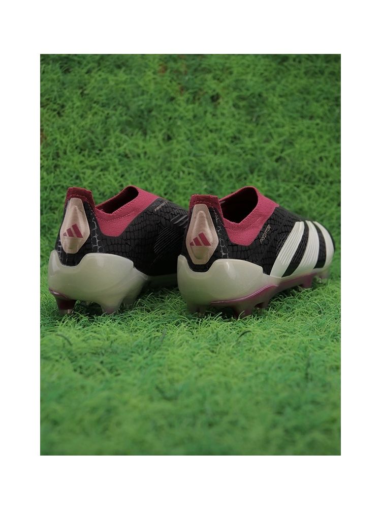 adidas Predator Elite Laceless FG 30th Anniversary - Core Black/Off White/Legacy Burgundy
