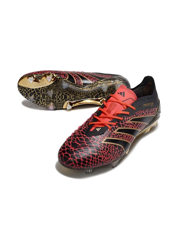 adidas Predator Elite FG - Lucid Red/Gold Metallic/Black