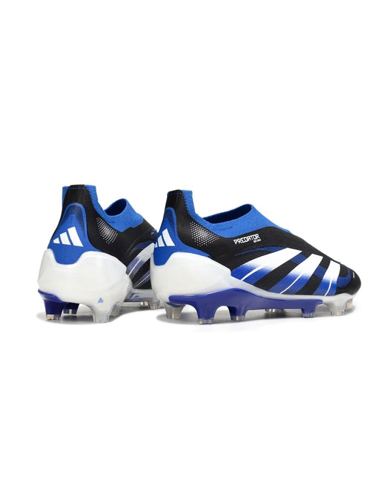 adidas Predator Elite Laceless FG Black Blue White