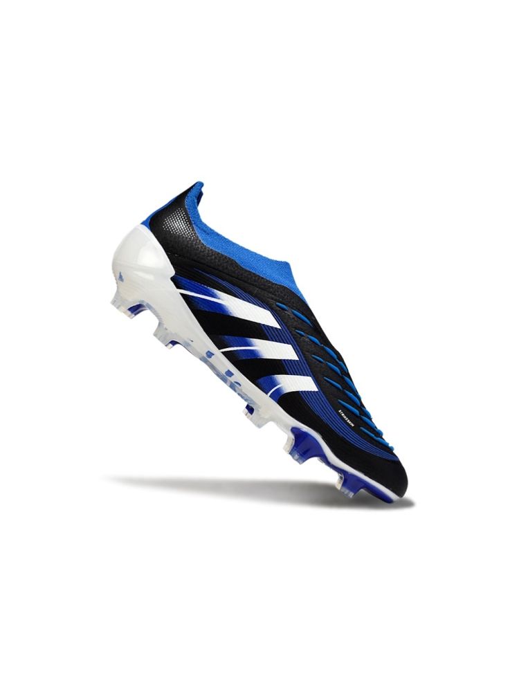 adidas Predator Elite Laceless FG Black Blue White