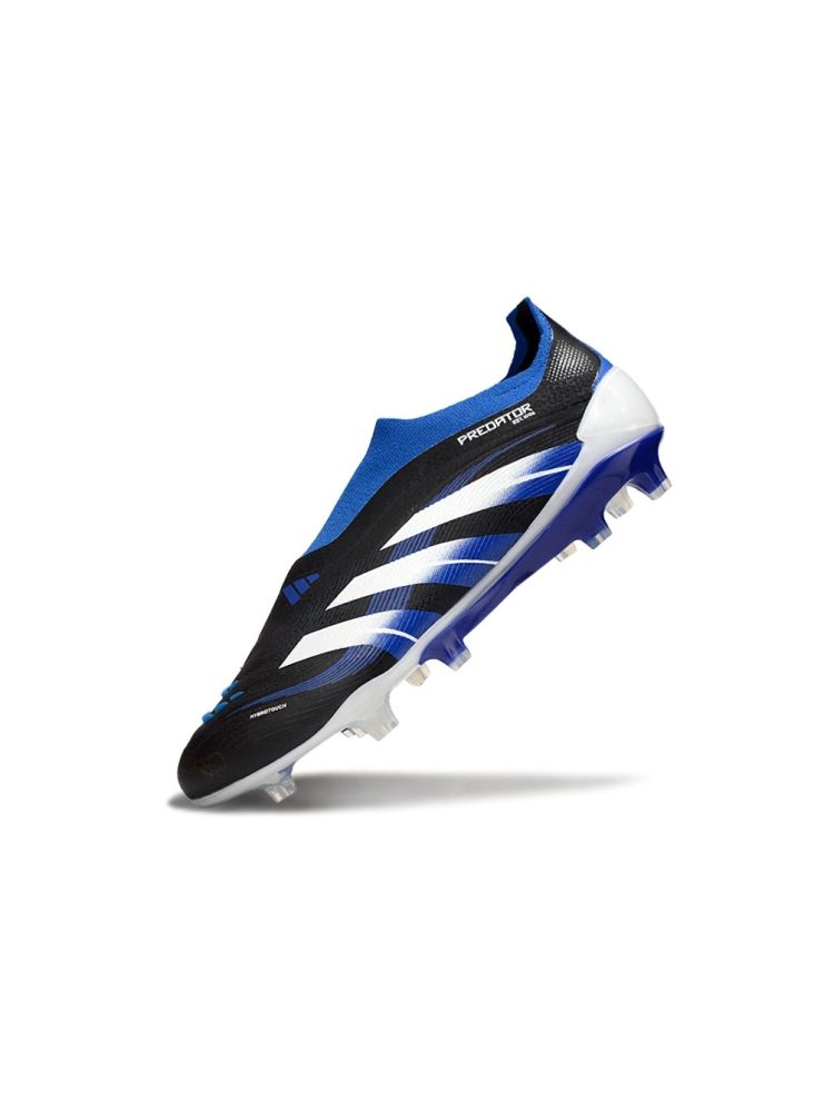 adidas Predator Elite Laceless FG Black Blue White