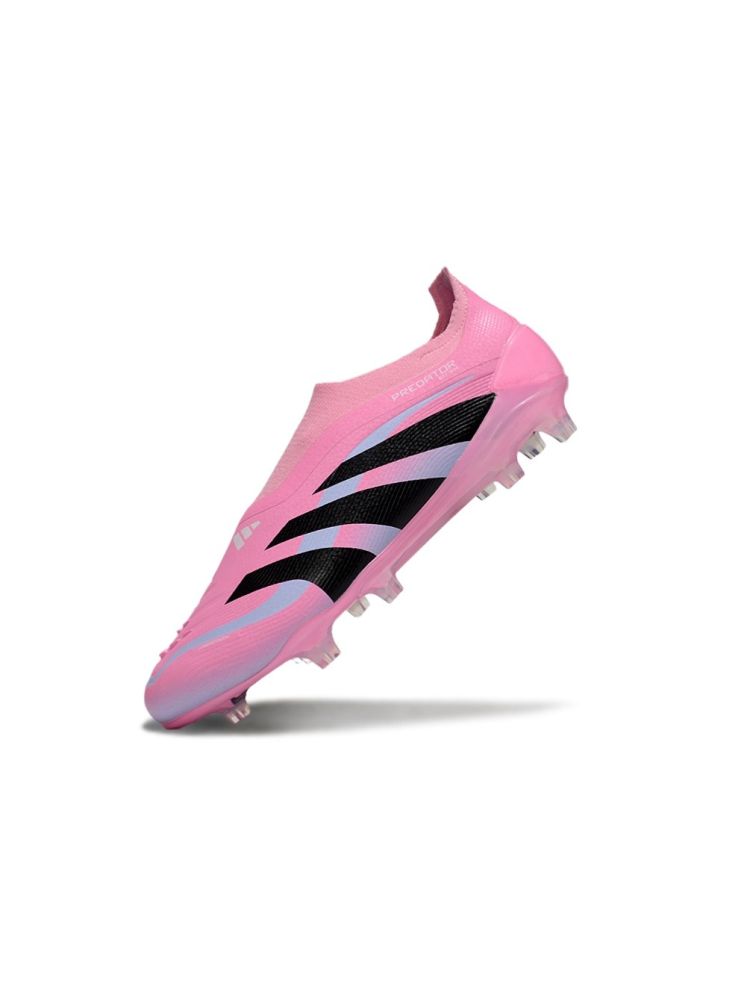 adidas Predator Elite Laceless FG Pink Black