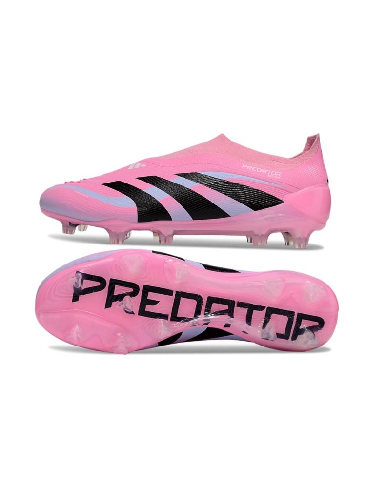adidas Predator Elite Laceless FG Pink Black