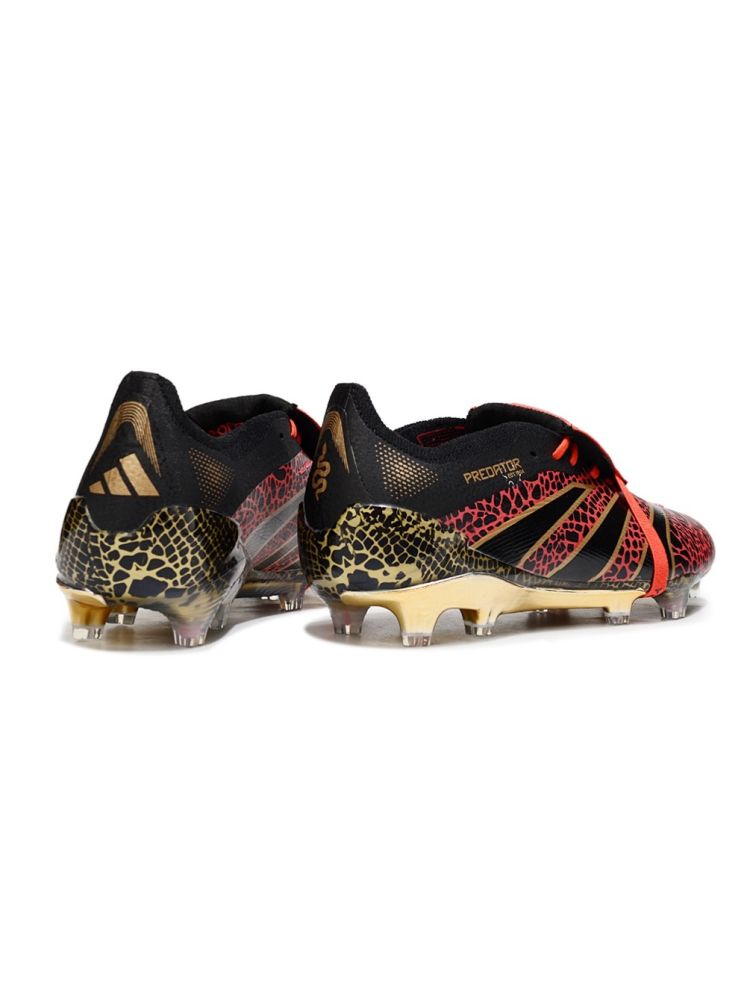 adidas Predator Elite Tongue FG - Lucid Red/Gold Metallic/Black
