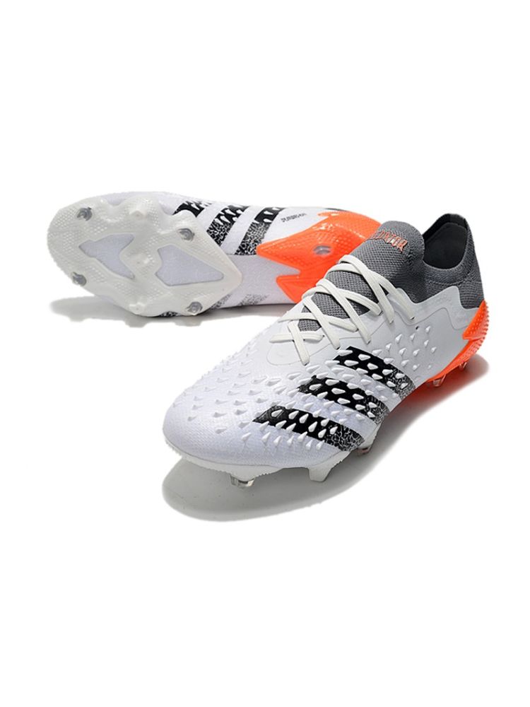 adidas Predator Freak .1 Low FG WhiteSpark - Footwear White/Iron Metal/Solar Red