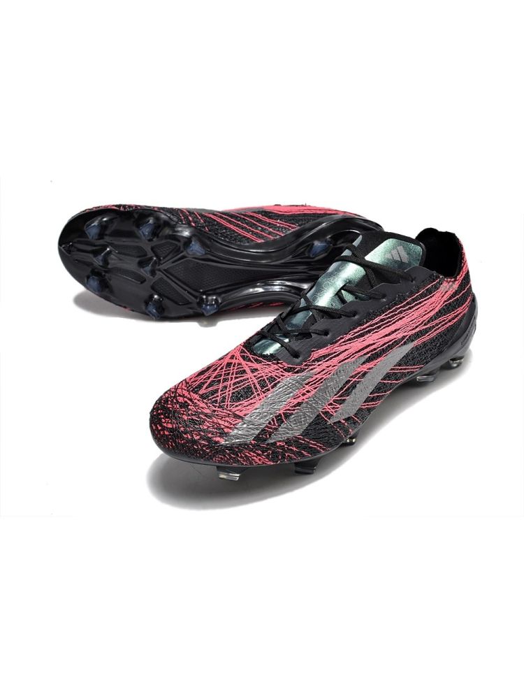 adidas X Crazyfast Strung+ FG - Black/Silver/Red