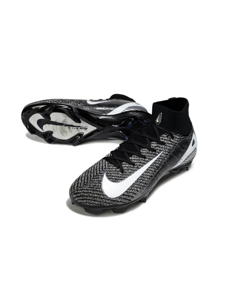 Nike Air Zoom Mercurial Superfly 10 Elite FG Black White