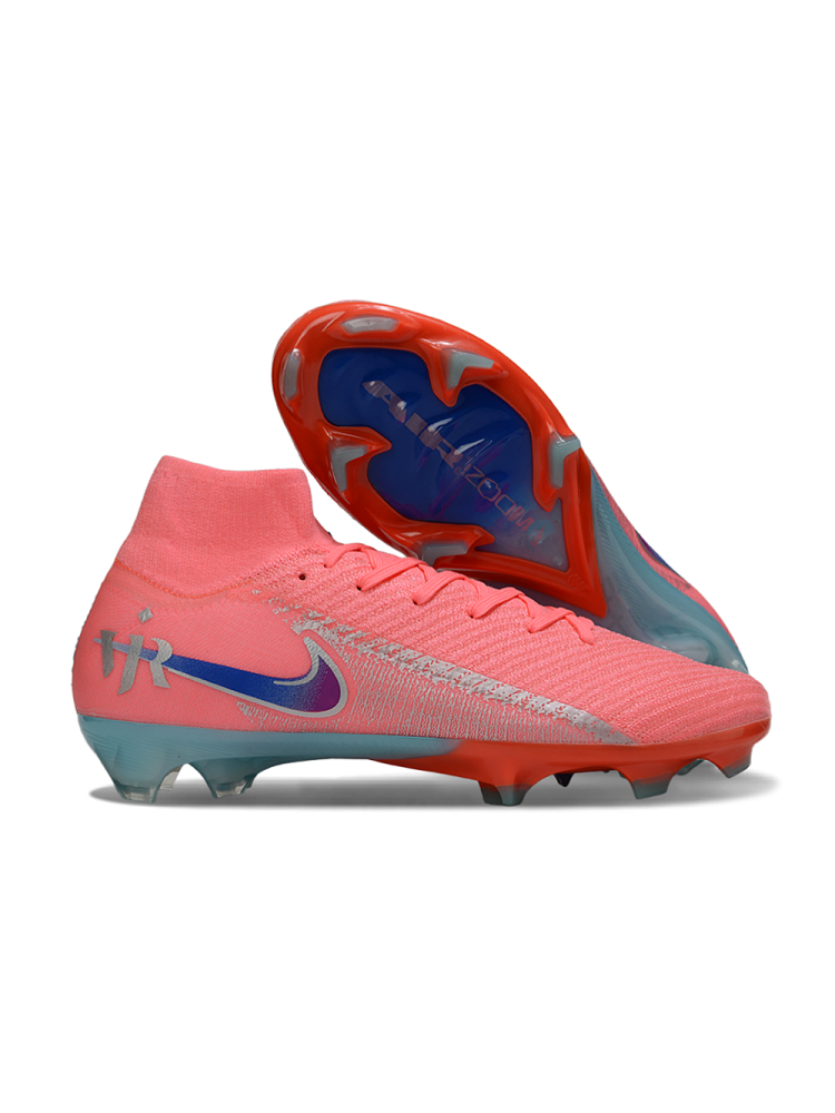 Nike Air Zoom Mercurial Superfly 10 Elite FG Pink Blue Green
