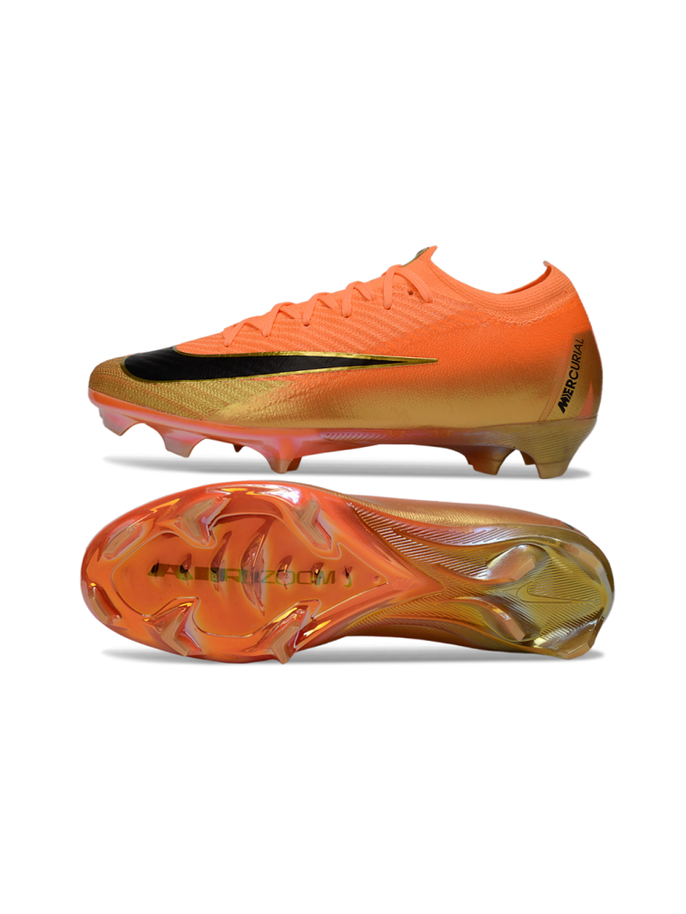Nike Air Zoom Mercurial Vapor 16 Elite FG Orange Gold Black