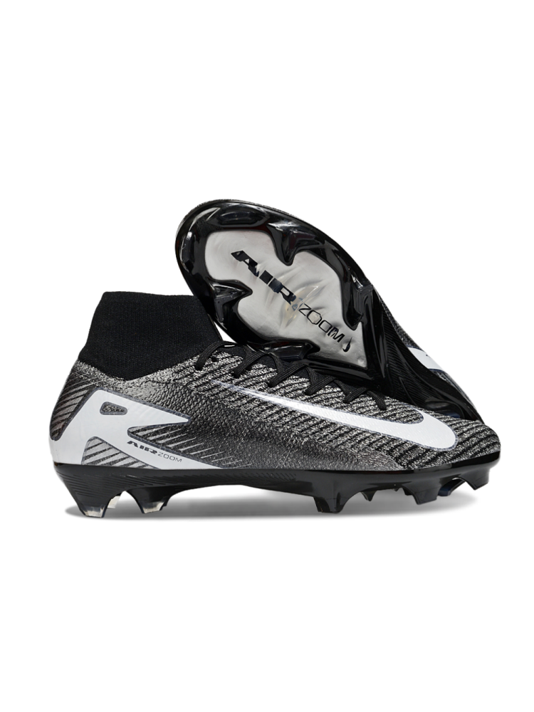 Nike Air Zoom Mercurial Superfly 10 Elite FG Black White