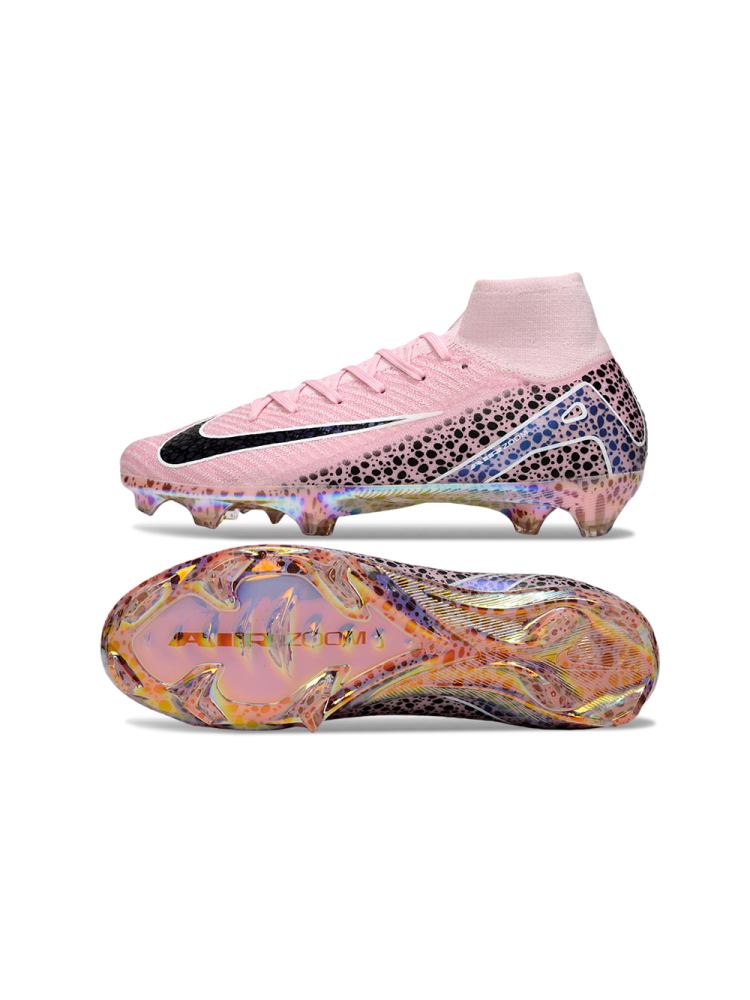 Nike Air Zoom Mercurial Superfly 10 Elite FG Safari Pink Black