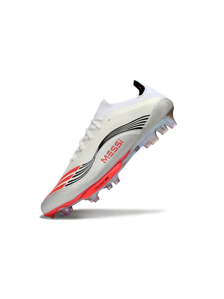 Adidas F50 Messi Elite FG Prestig10 - Footwear White Lucid Red Silver Metallic