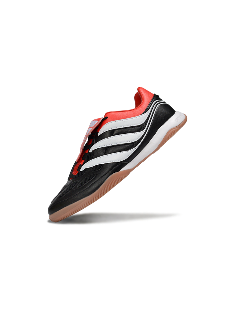 adidas Predator Precision IN Core Black Silver Metallic Vivid Red