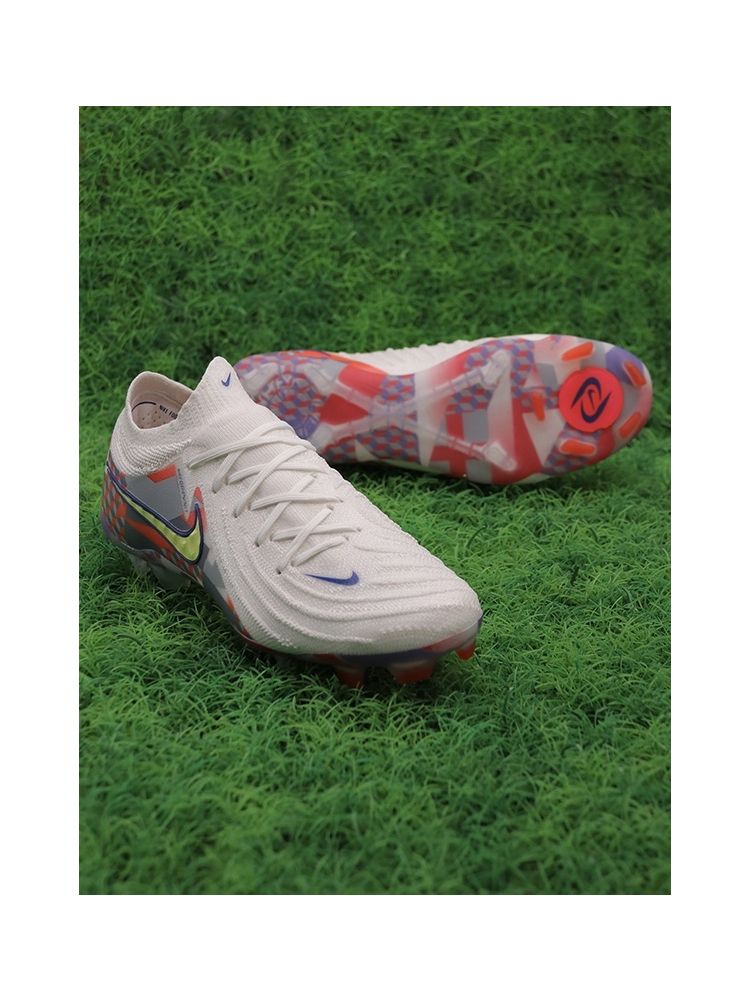 Nike Phantom GX II Elite FG Barna - White/Lite Zitron