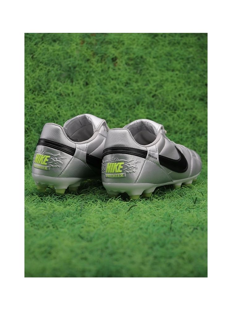 Nike The Premier III FG - Metallic Silver/Black/Volt